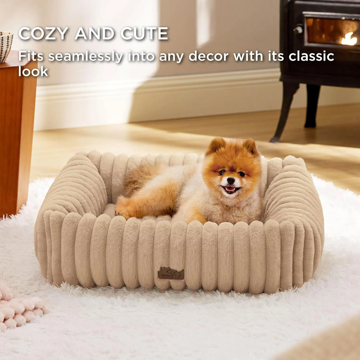 Cama Ortopédica Lavable para Perros Bedsure 4