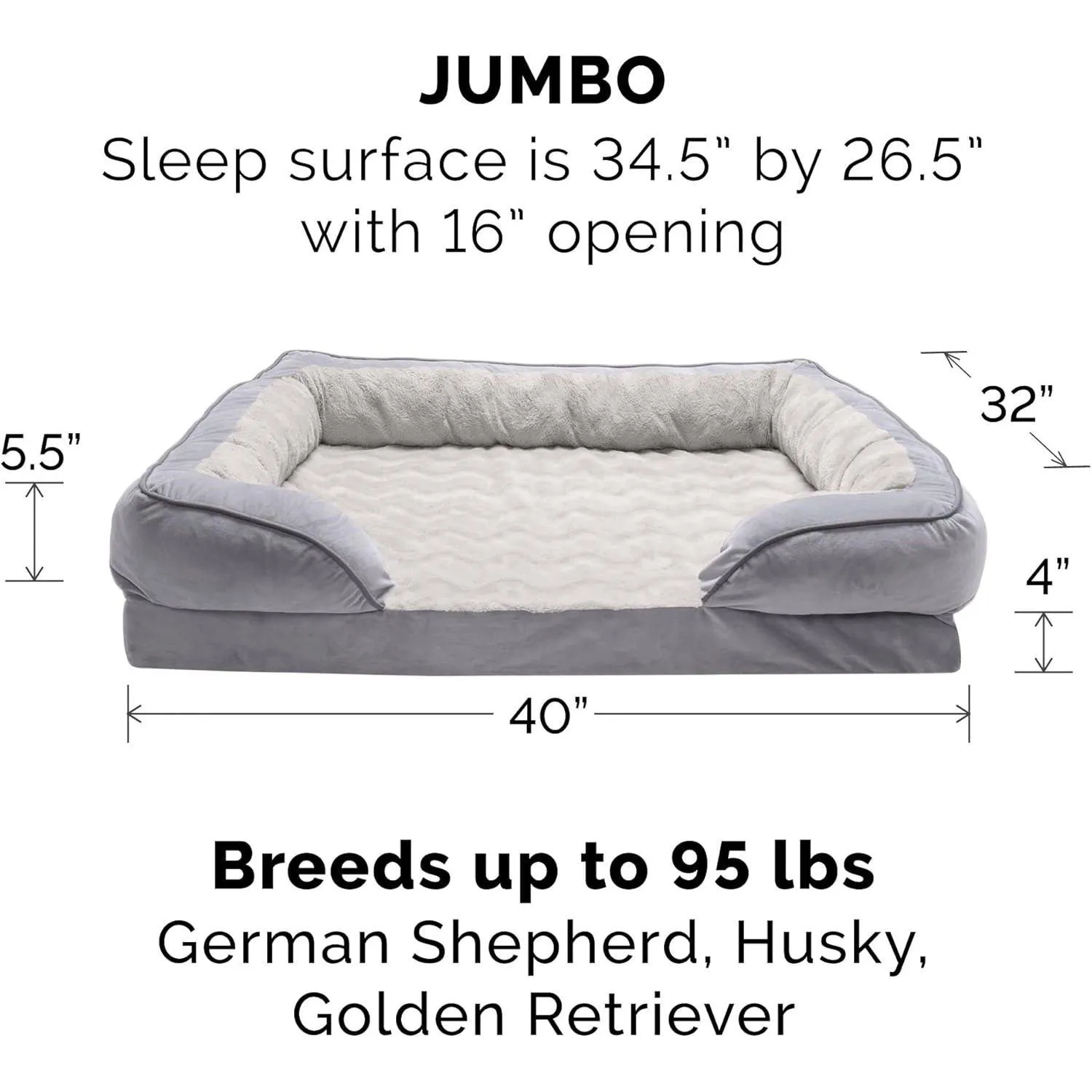 Cama para perros Furhaven Jumbo/XL con Gel Refrescante para un Descanso Ideal 3
