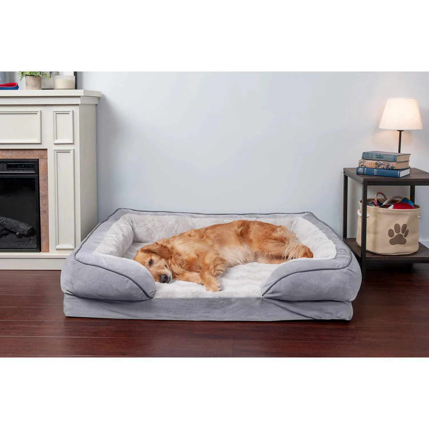 Cama para perros Furhaven Jumbo/XL con Gel Refrescante para un Descanso Ideal 4