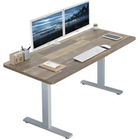 Escritorio Eléctrico VIVO 150 x 60 cm Madera Recuperada Ajustable Con Memoria Ergonómico