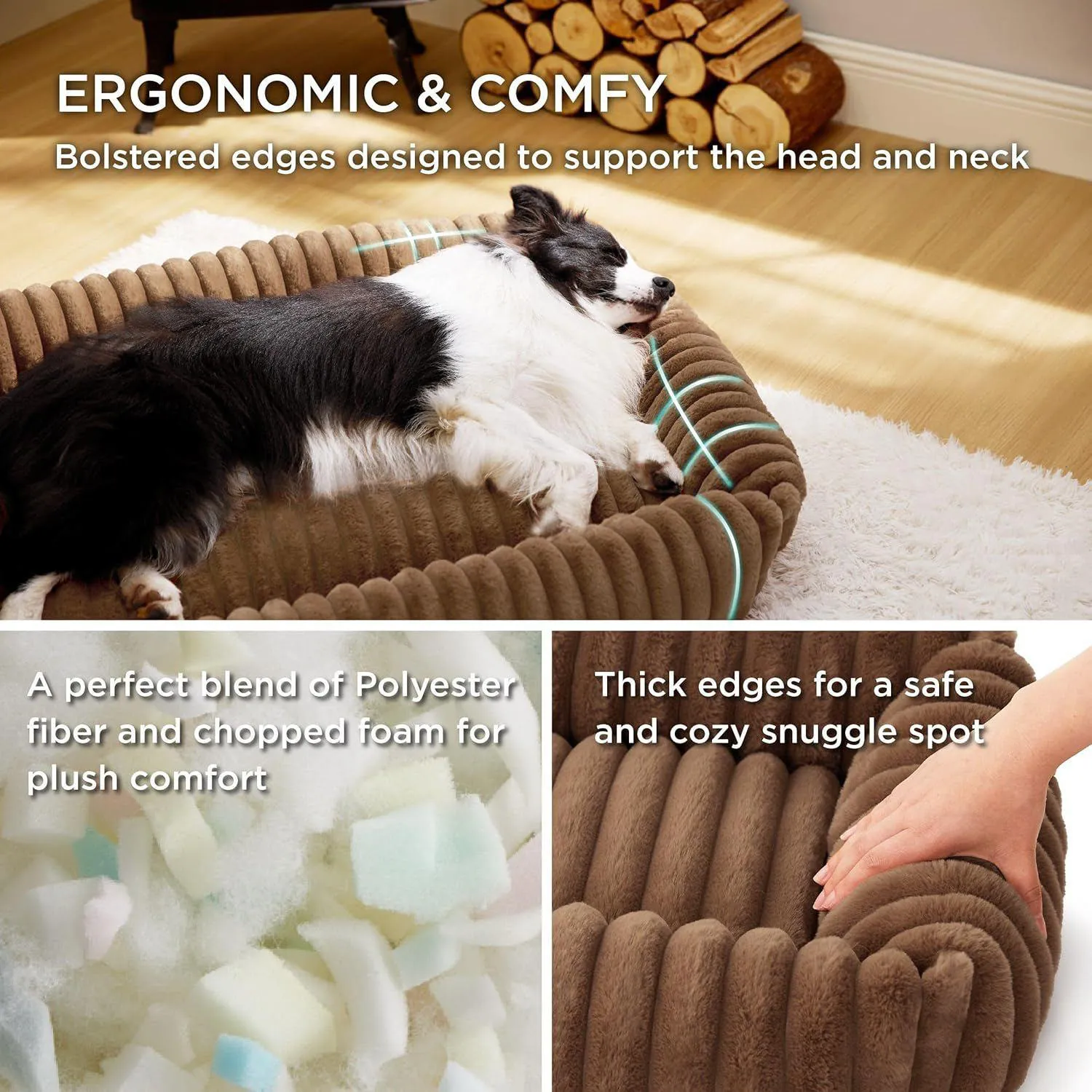 Cama Ortopédica para Perros Pequeños Confort y Soporte Ideal para tu Mascota