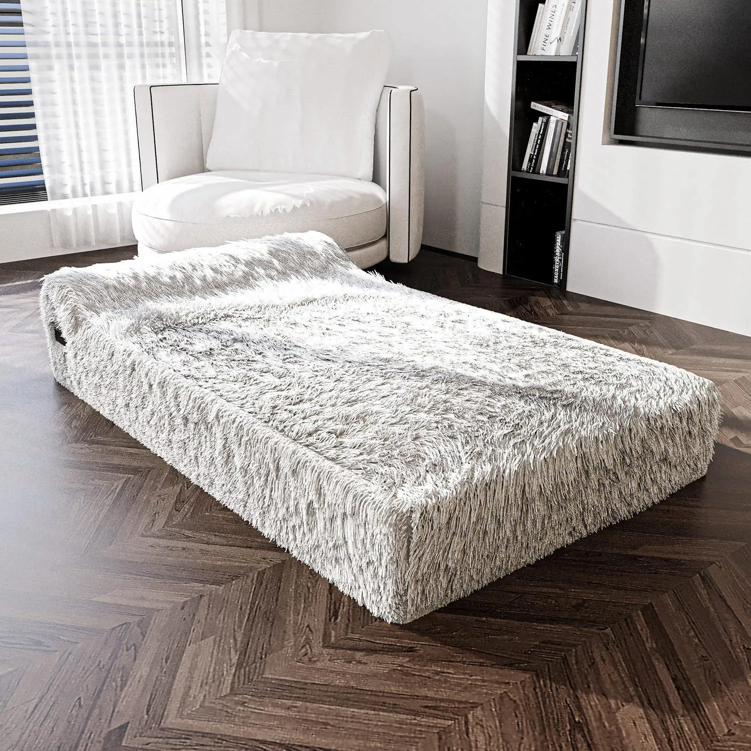 Cama Ortopédica Jumbo para Perros Grandes Con Espuma de Memoria para Máximo Confort 6