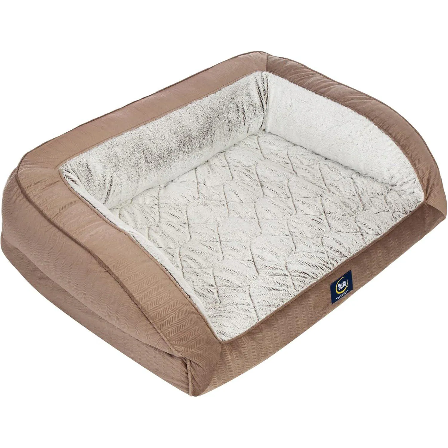 Cama Orthopédica Serta para Perros Ideal para Razas Grandes y muy Grandes