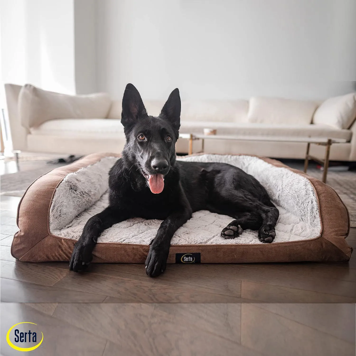 Cama Orthopédica Serta para Perros Ideal para Razas Grandes y muy Grandes 5