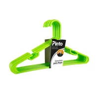Ganchos Para Ropa X 10 Unidades Color Verde Fuller Pinto