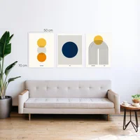 Pintura Triptico Walter 50 Cm X 70 Cm