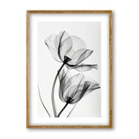 Cuadro Decorativo Artesanal Fragilidad Atemporal 60X90Cm Marco Madera