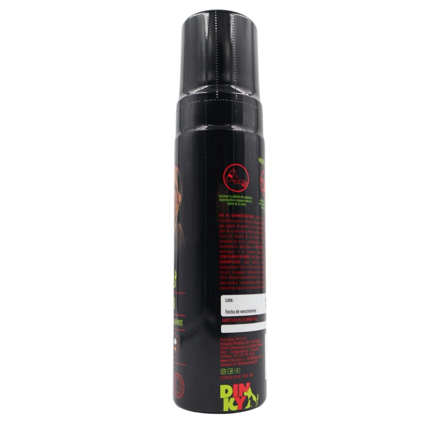 Baño seco en espuma para perro cachorro dinky 200 ml