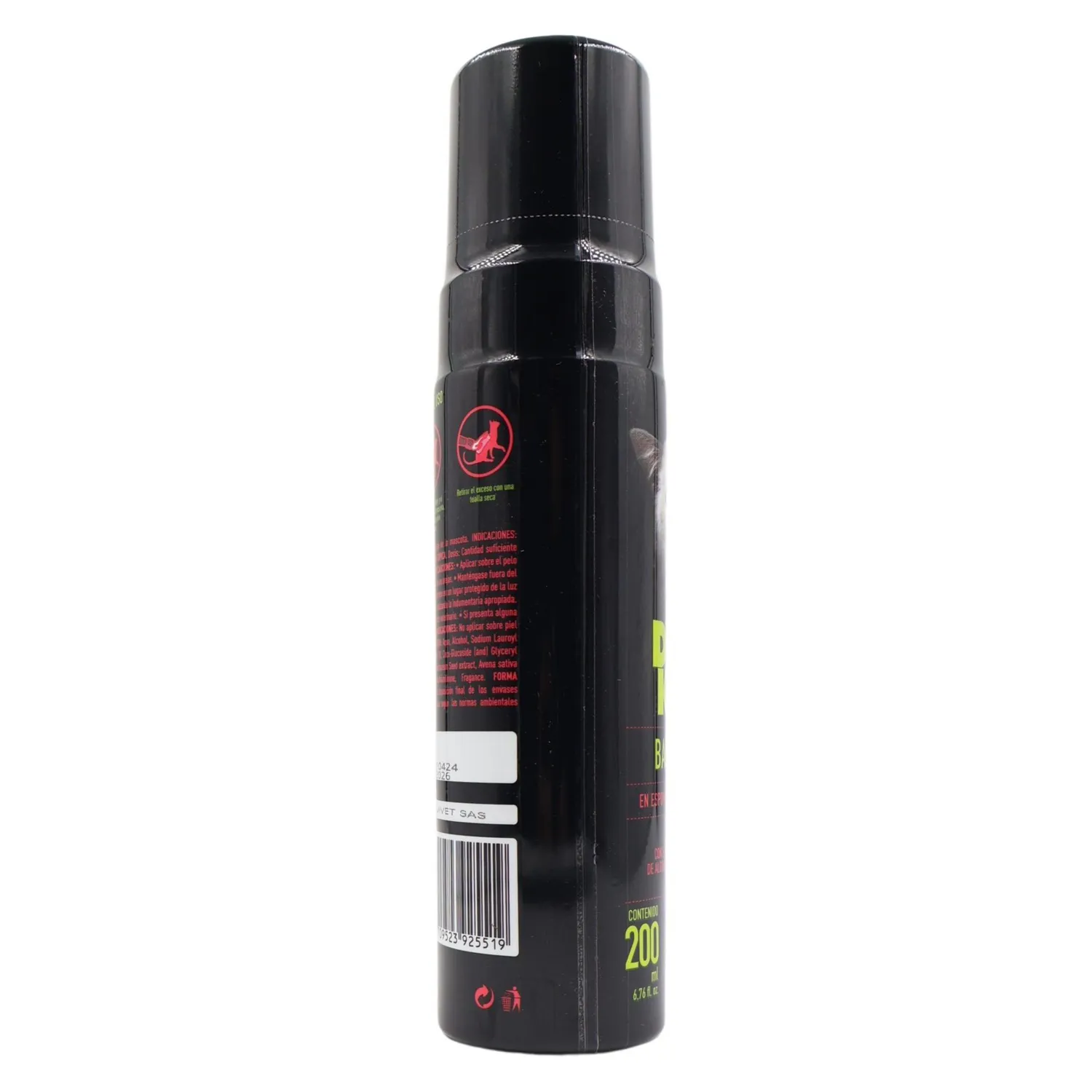 Baño seco espuma gato adulto dinky 200 ml