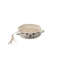 Cama artesanal 40/40/15cm para gato pets & toys