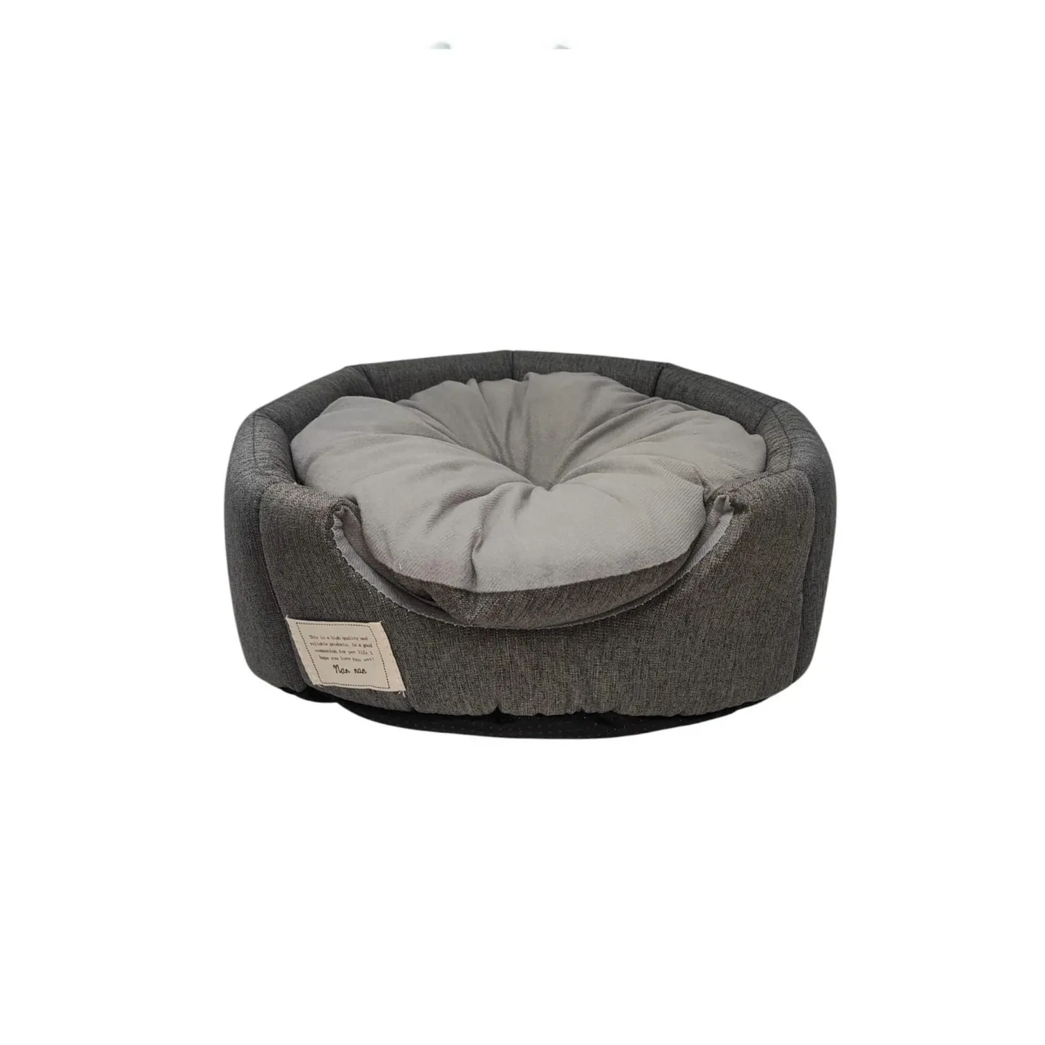 Cama comfort iglu para mascotas 41/16/41cm color gris pets &toys