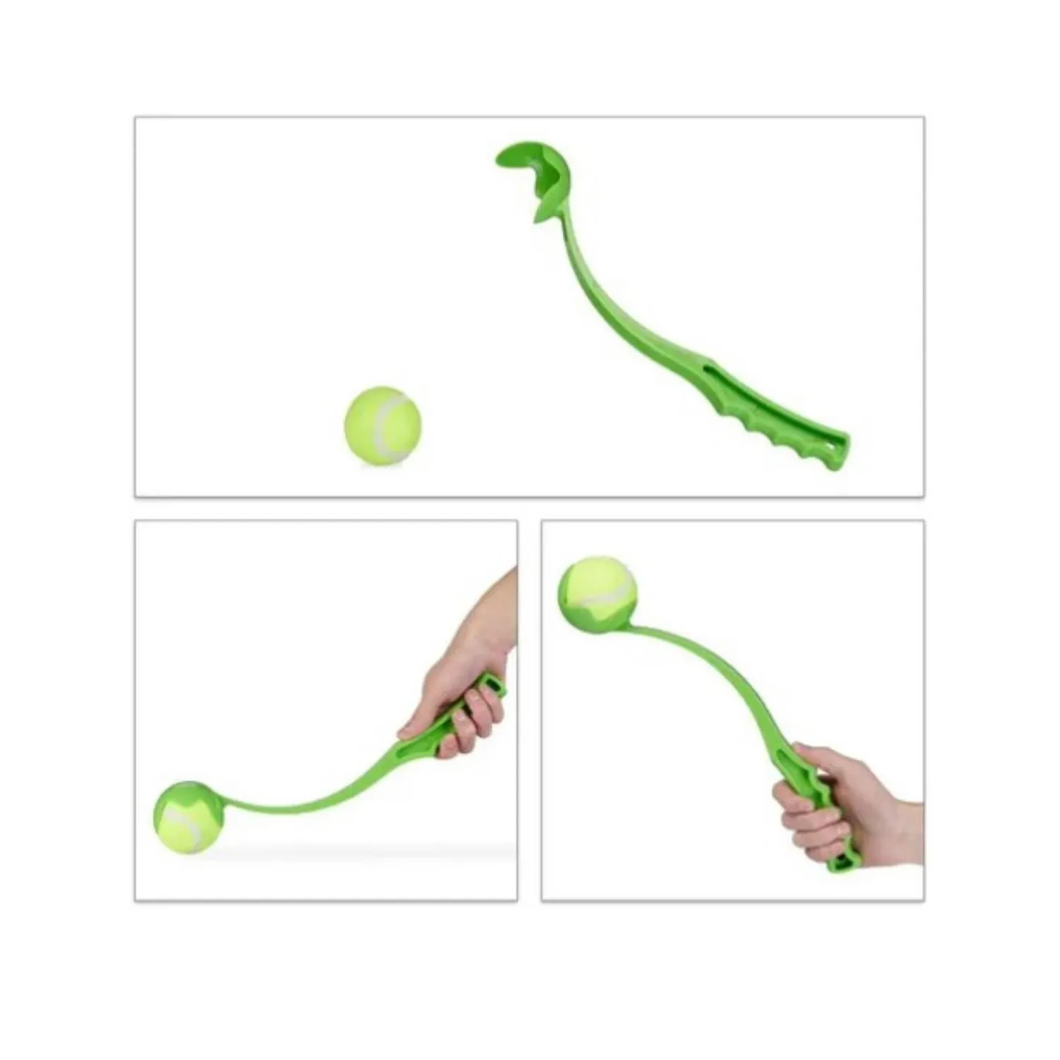 Juguete lanza pelota nunbell para perro color verde 3