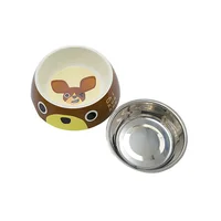 Comedero Perro Aluminio Grande Acero Emoji Peti