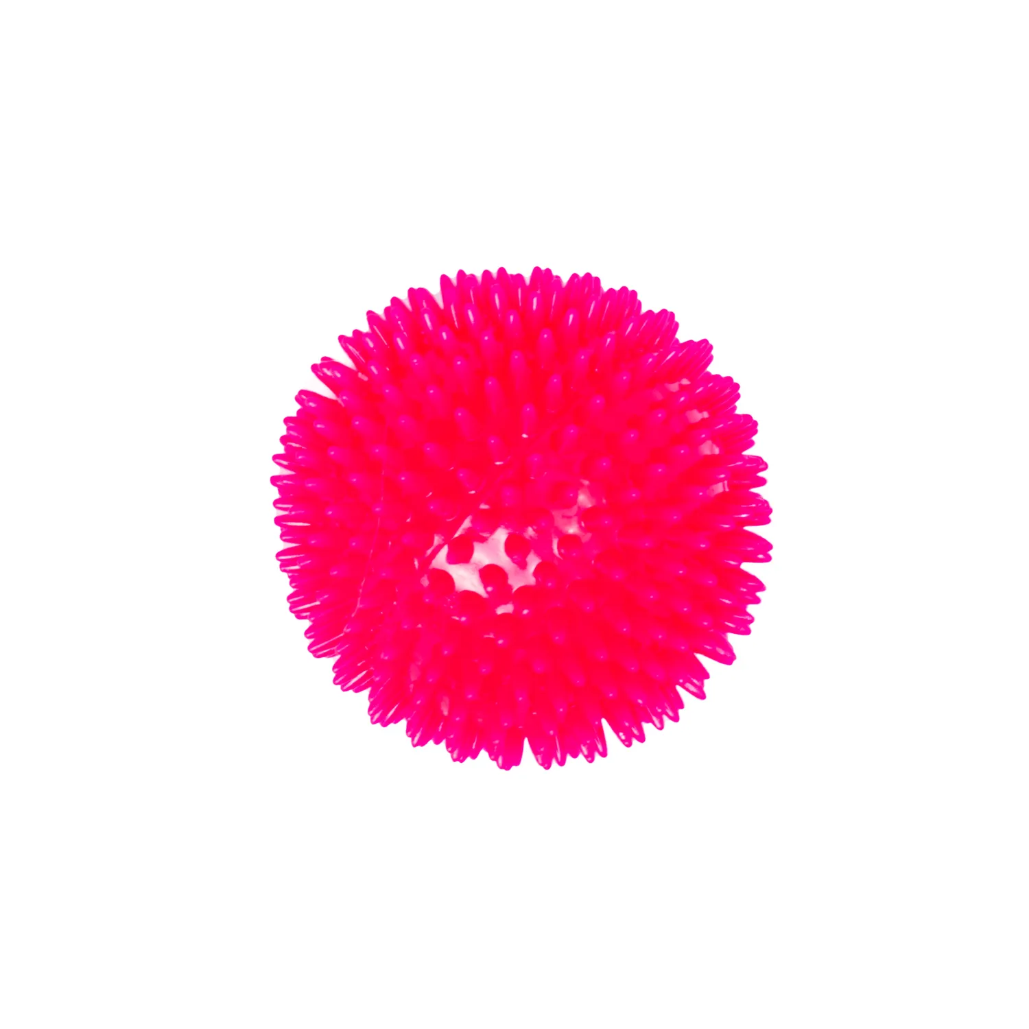 Juguete pelota con sonido limpia diente nunbell para perro fucsia