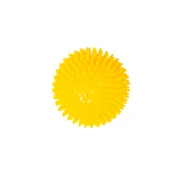 Juguete pelota con sonido limpia diente nunbell para perro amarillo