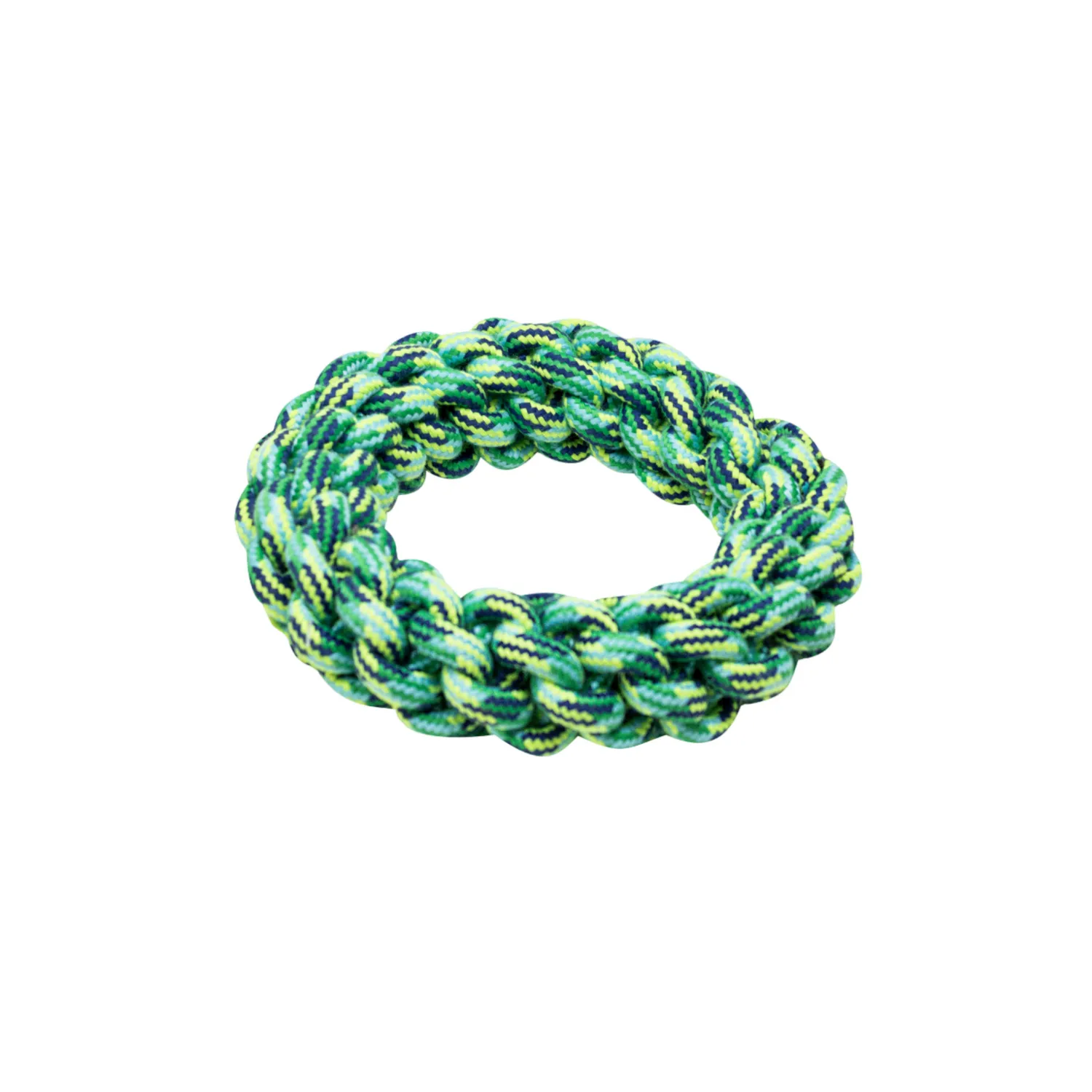 Juguete trenza aro nunbell para perro color morado