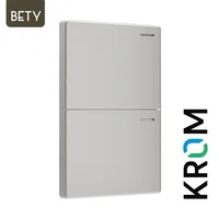 Interruptor Doble Bety Plateado Krom