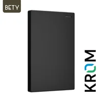 Interruptor Sencillo Bety Negro Krom
