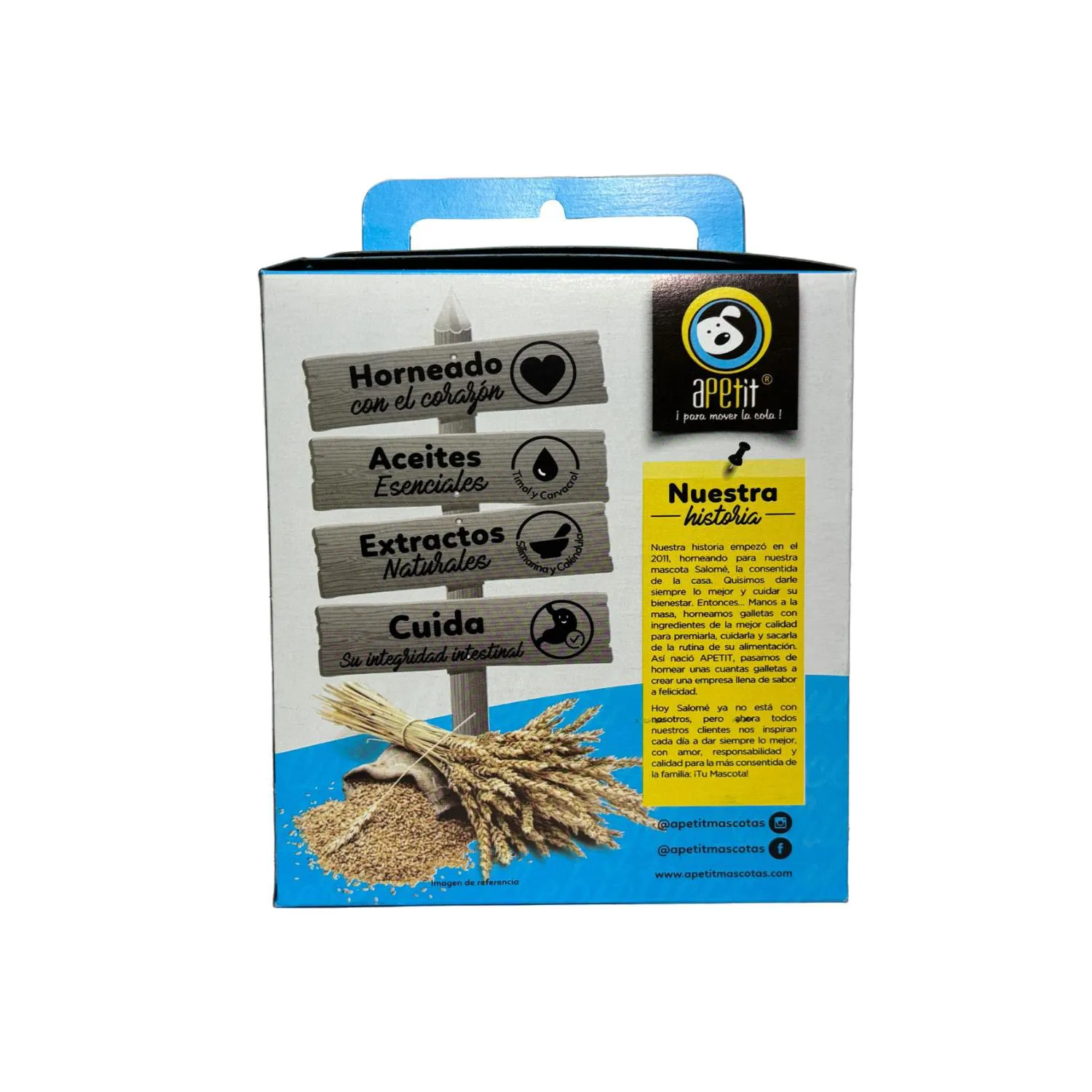 Snack para perro apetit horneadas multicereal prebioticos 200g para todas las razas 4