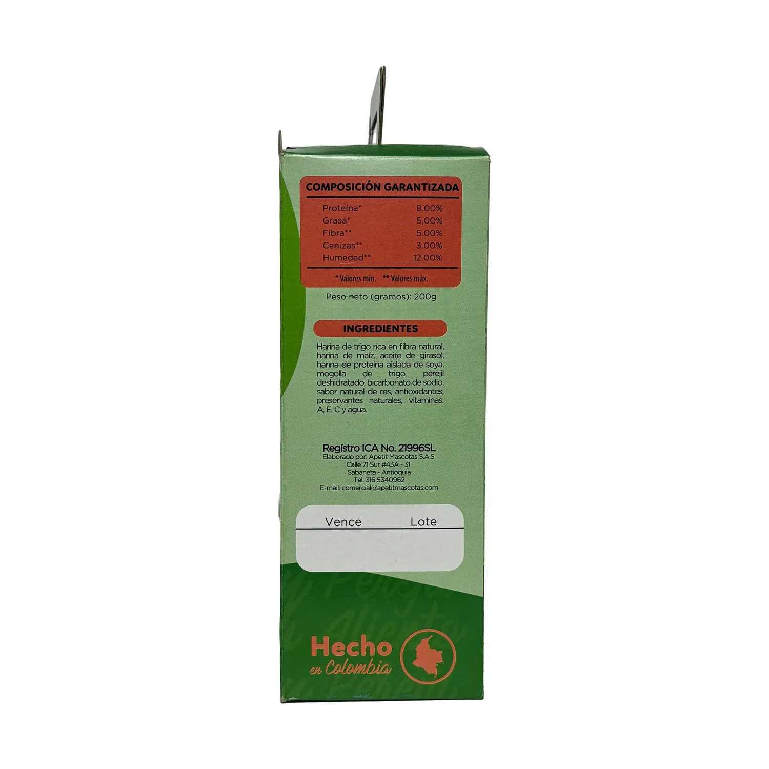 Snack para perro apetit horneadas carne res y perejil 200g para todas las razas 4