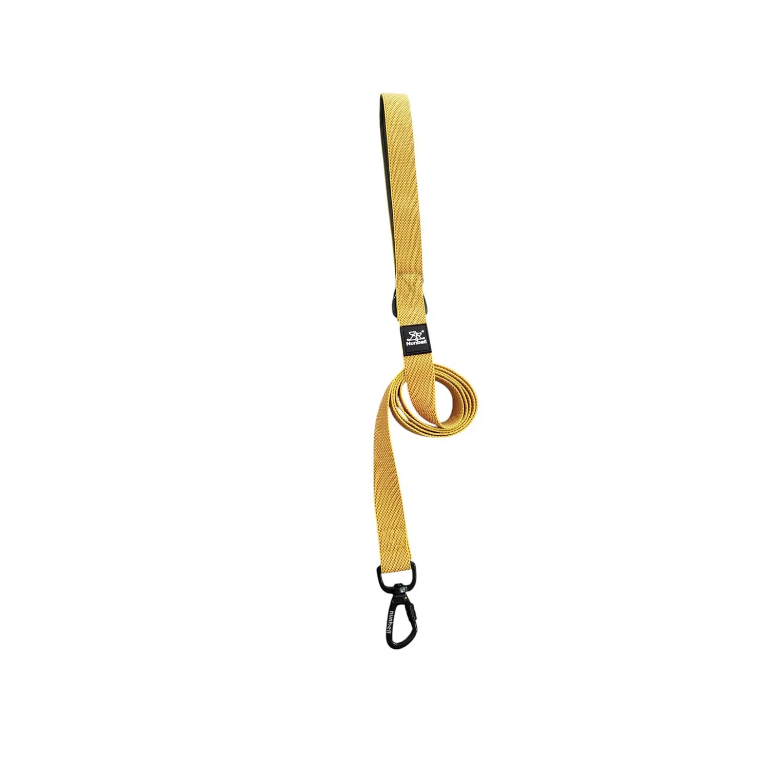 Correa trailla nunbell para perro talla l amarillo largo 1.50m