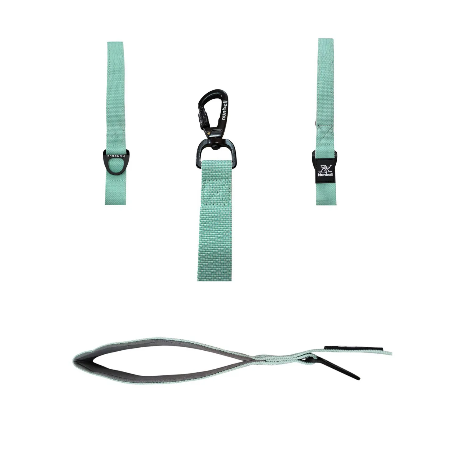 Correa trailla nunbell para perro talla s amarillo largo 1.50m 3