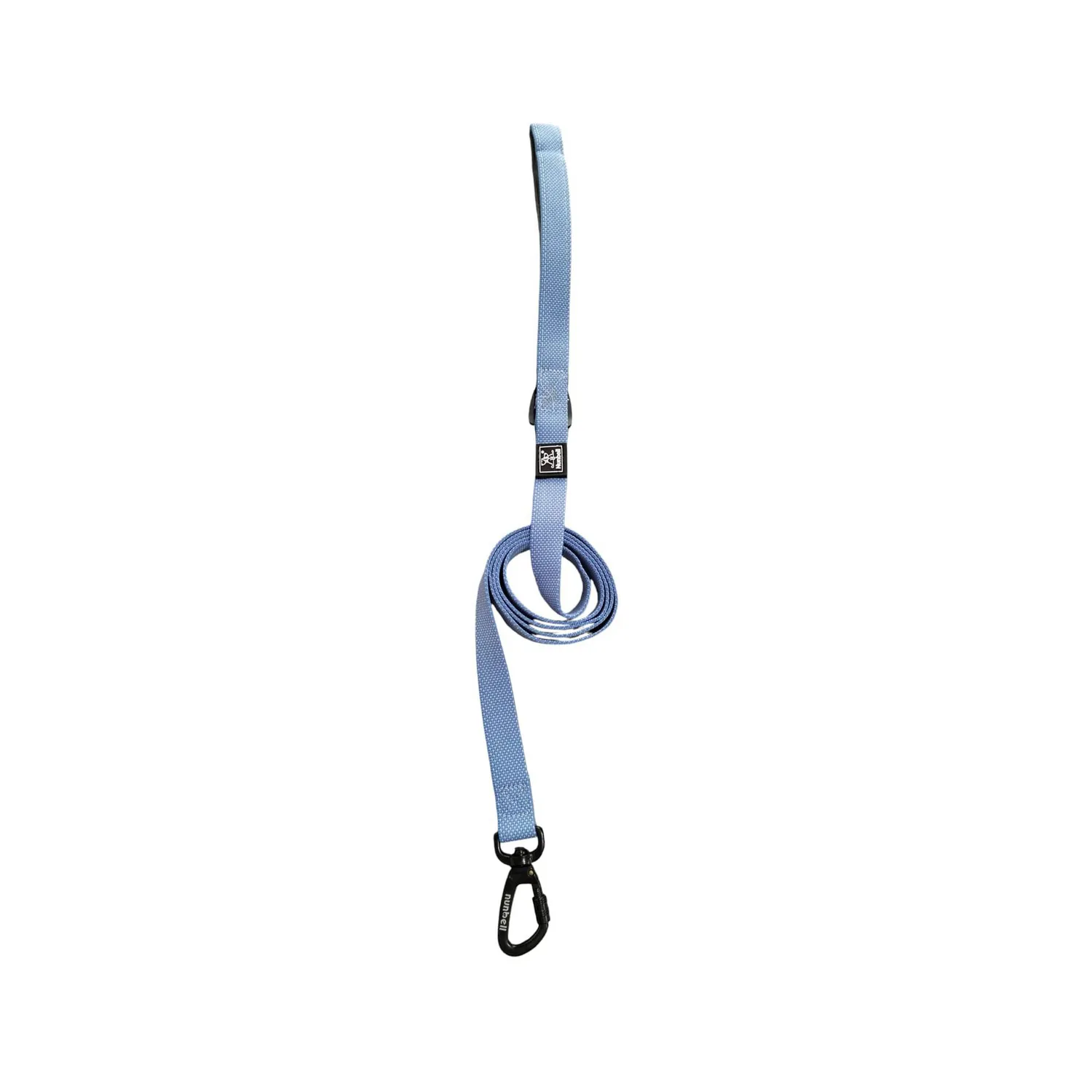 Correa trailla nunbell para perro talla s azul largo 1.50m