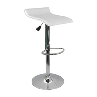 Silla Bar Tapizada Blanca Lisa Set X 12 Unidades