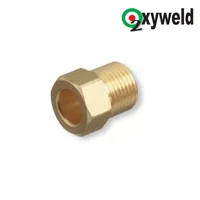 Tuerca para Manguera de Argón Co2 1/4 Pulgada x 5 Unidades