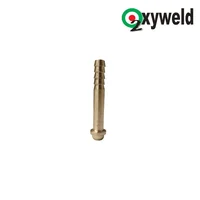 Niple para Manguera de Argón Co2 1/4 Pulgada x 5 Unidades
