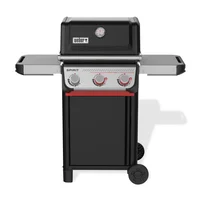 Asador A Gas 3 Quemadores Con Bandejas Laterales 122x117x67cm Spirit E-325 Sear Zone Weber