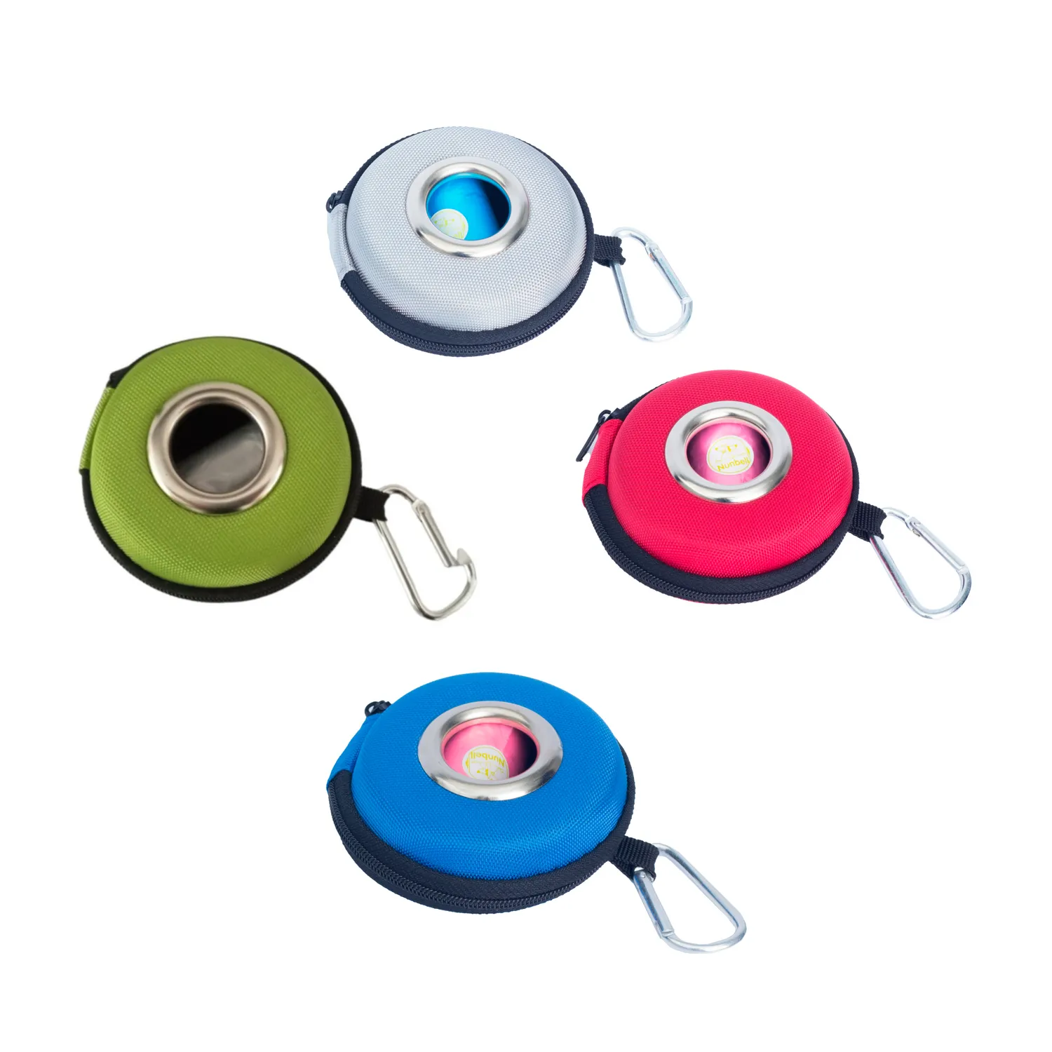 Dispensador bolsas sanitarias nunbell color gris + 1 rollo de bolsas