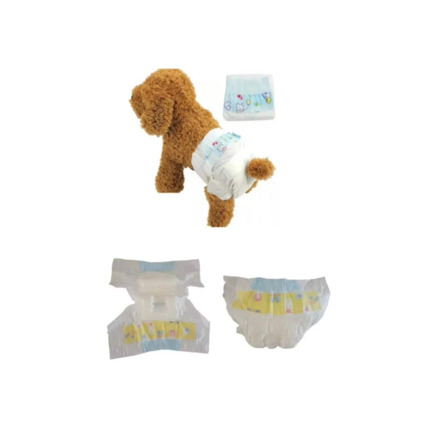 Pañal para perro nunbell talla l paquete x 10 unidades