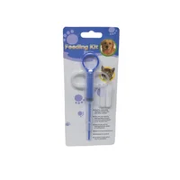 Jeringa para tabletas para mascota pastillas tabletas cápsulas y líquidos azul