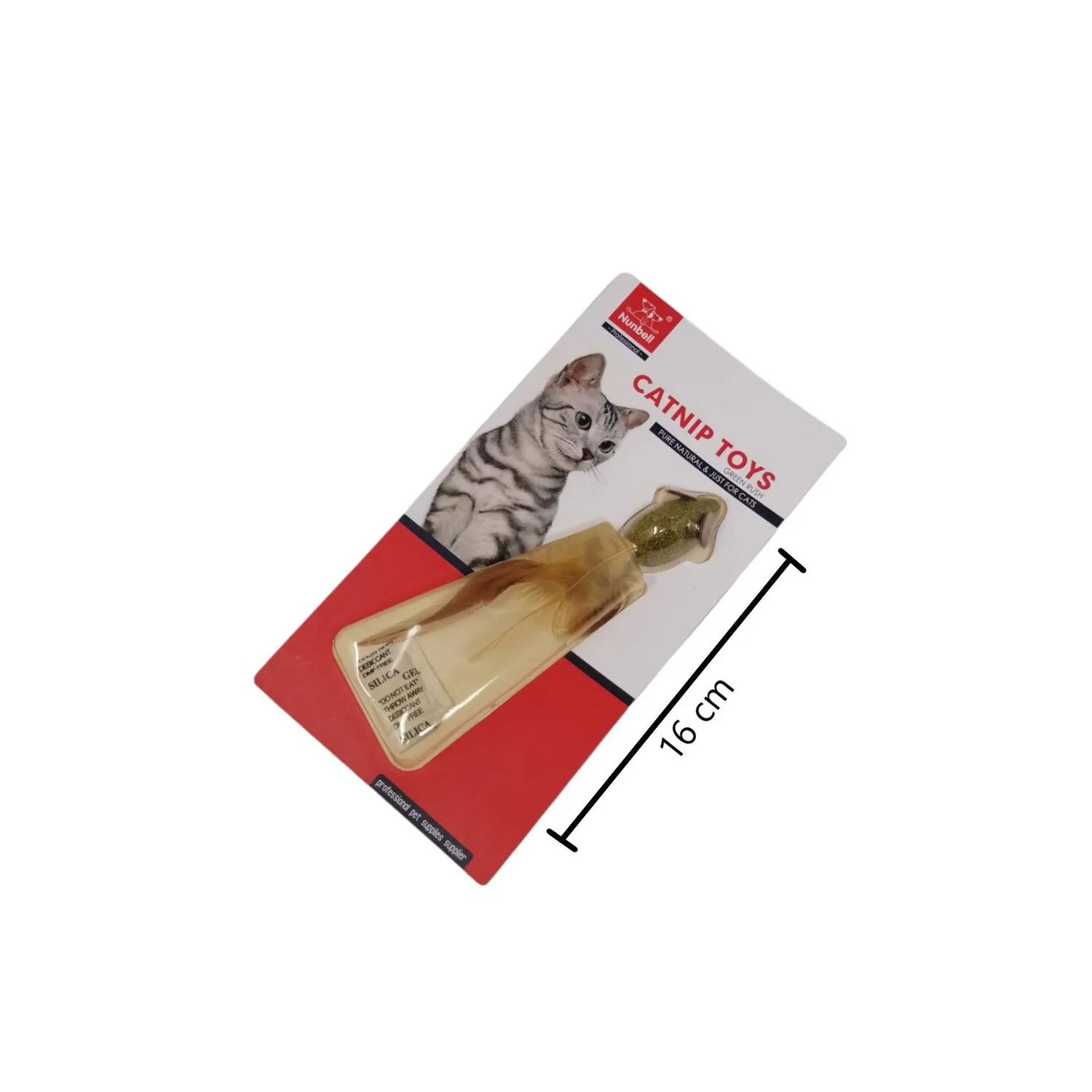 Juguete de catnip para gato nunbell forma de ratón 3