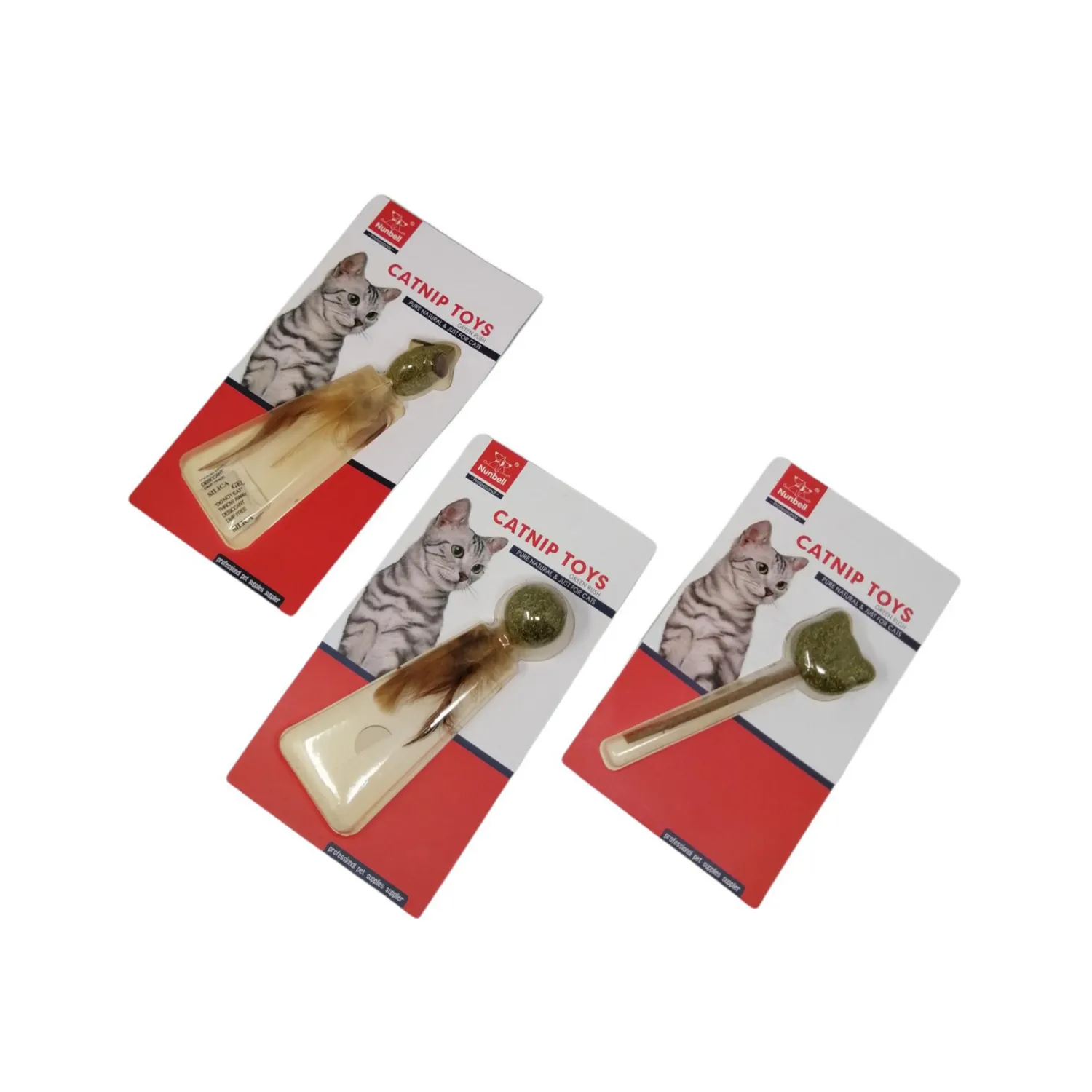 Juguete de catnip para gato nunbell forma de ratón 4