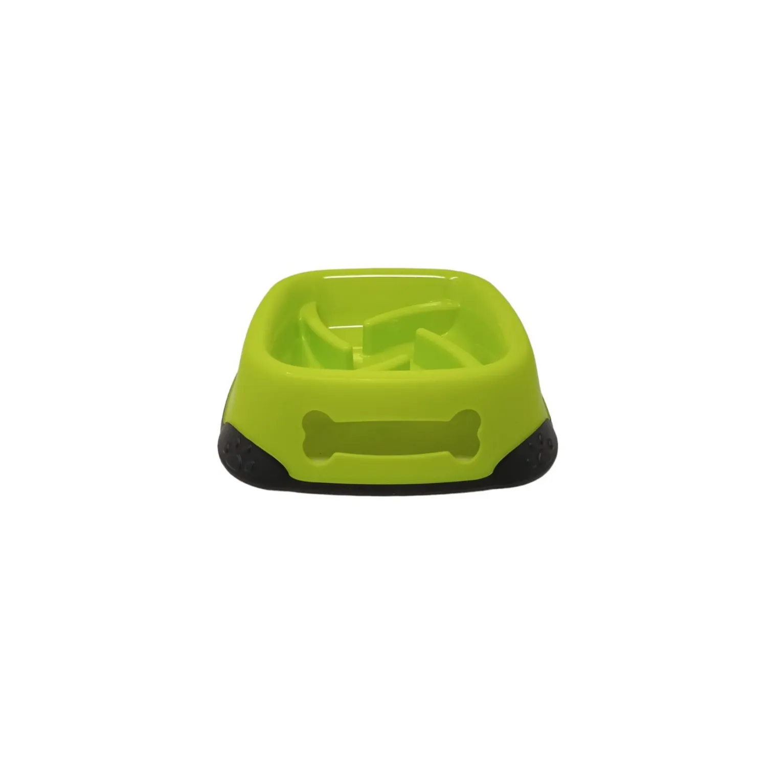 Comedero antireflujo alimentación lenta para perro pets & toys 250ml verde