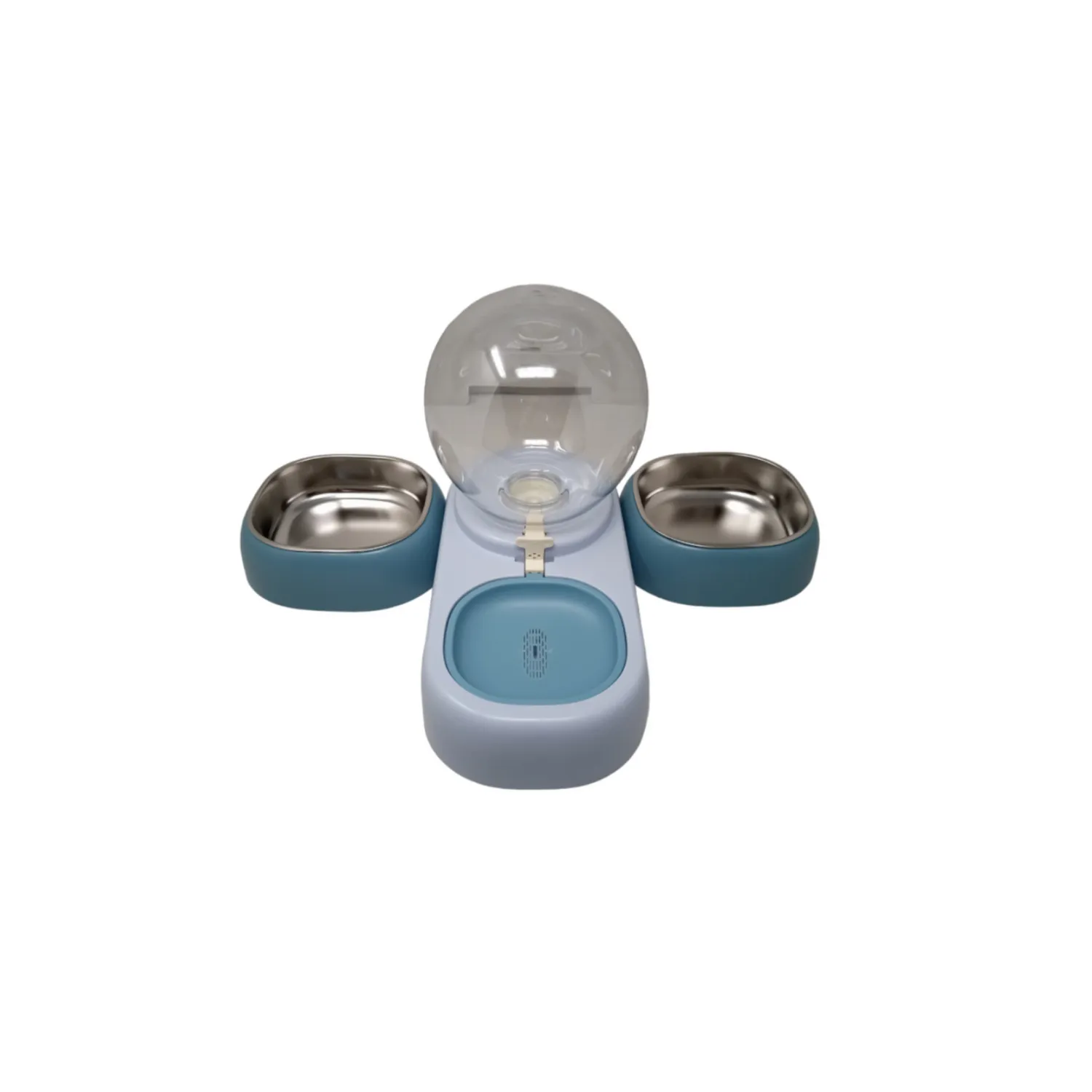 Dispensador de agua y comedero para mascotas pakeway azul 2500ml