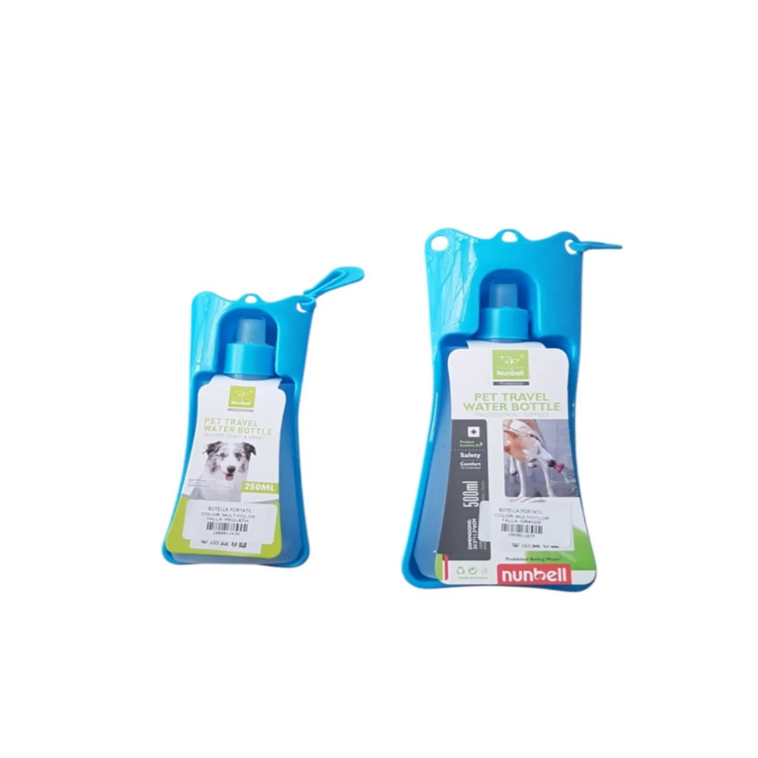 Botella bebedero xtatil azul grande para mascota 500ml