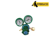 Regulador Oxígeno Steelco Cga 540. Cuerpo en Aluminio
