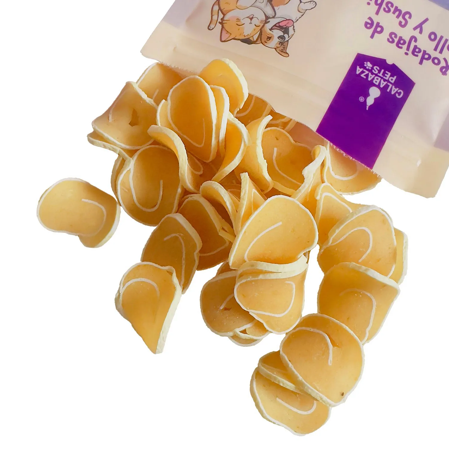 Snack Para Gato Rodajas De Pollo Y Sushi Calabaza Pets 50gr