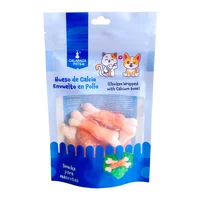 Snack Para Gato Hueso De Calcio Envuelto En Pollo Calabaza Pets 50gr