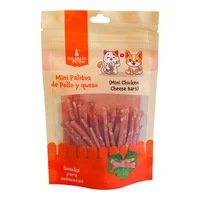 Snack Para Gato Mini Palitos De Pollo Y Queso Calabaza Pets 50gr