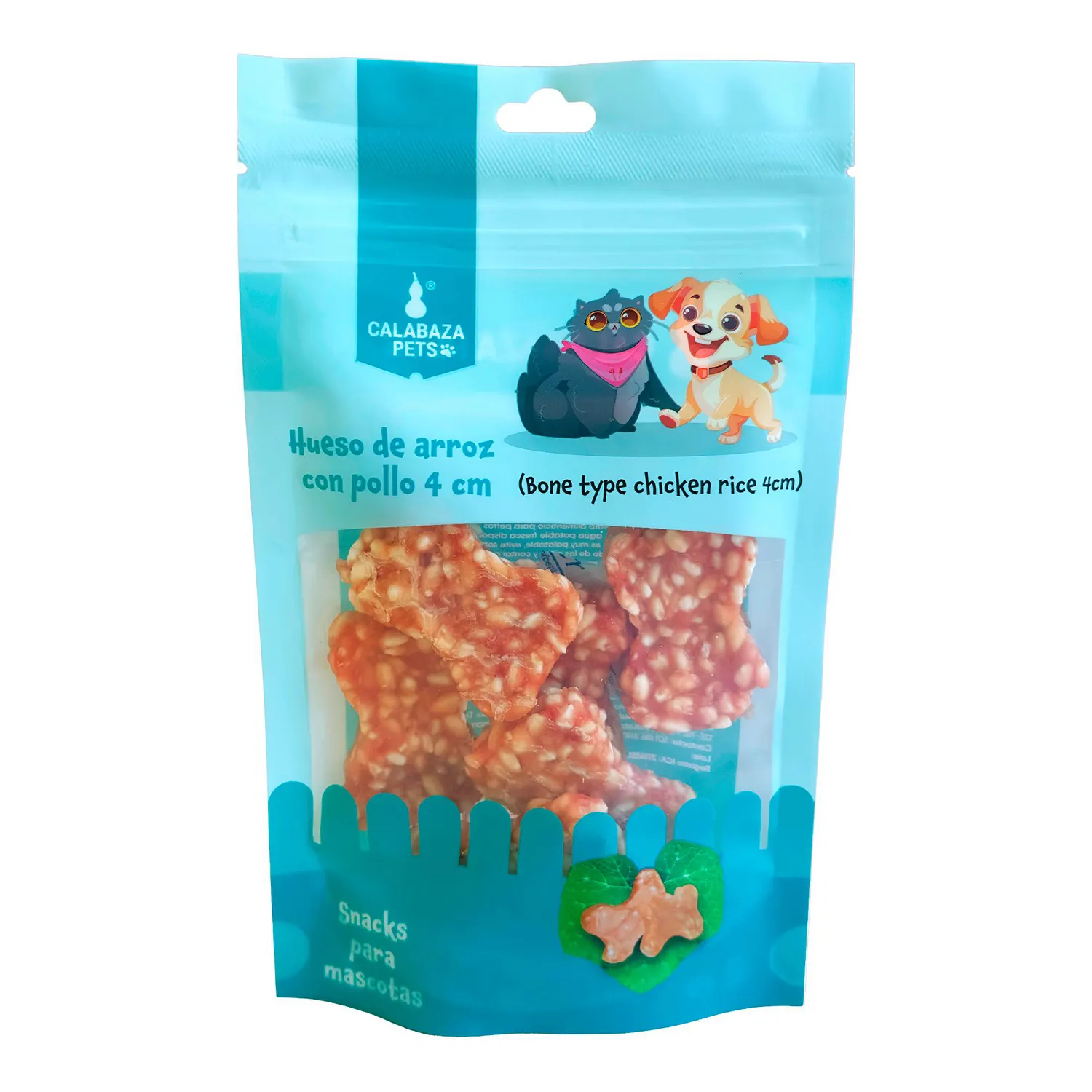 Snack Para Gato Hueso De Arroz Con Pollo Calabaza Pets 50gr