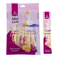 Snack Cremoso Para Gato Sabor A Pollo Calabaza Pets 75gr