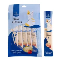 Snack Cremoso Para Gato Sabor A Ternera Calabaza Pets 75gr