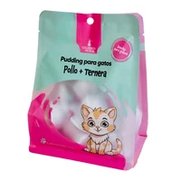 Snack Para Gato Pudding Sabor A Pollo Y Ternera Calabaza Pets 220gr