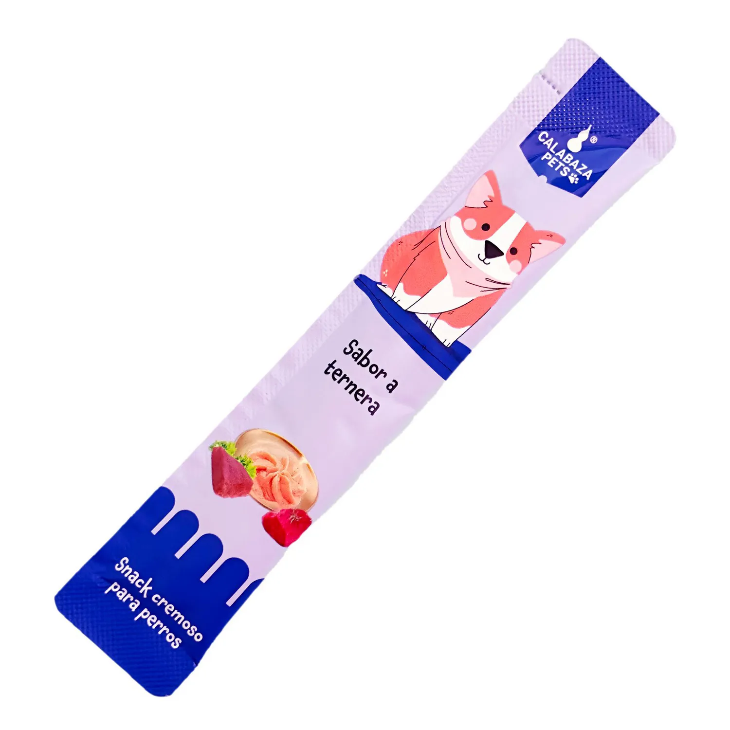 Snack Cremoso Para Gato Calabaza Pets Sabor A Ternera 75gr 3