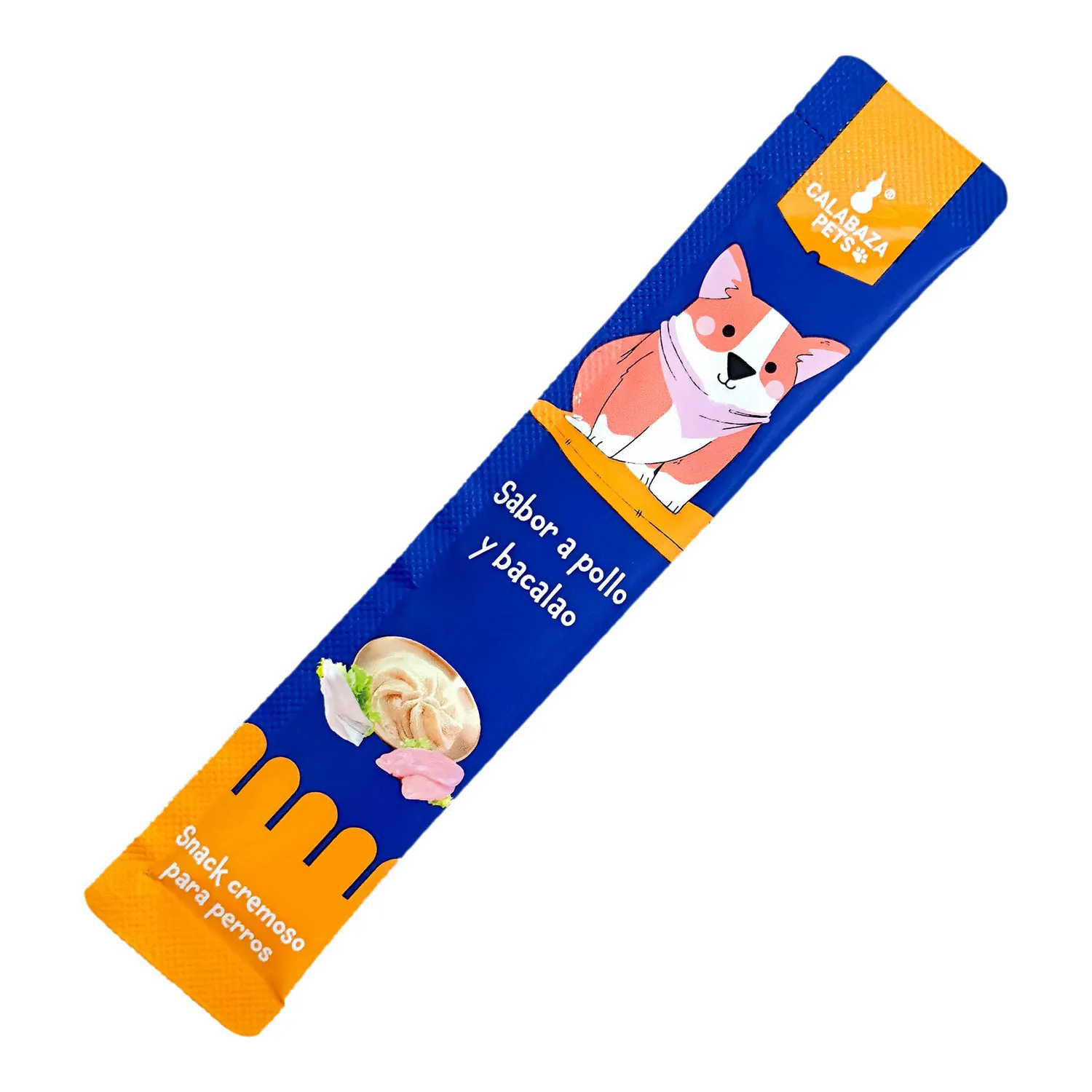 Snack Cremoso Para Gato Calabaza Pets Sabor A Pollo Y Bacalao 75gr 3
