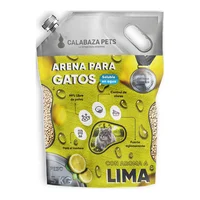 Arena Sanitaria Para Gato Soluble Aglomerante Lima Calabaza Pets 5k